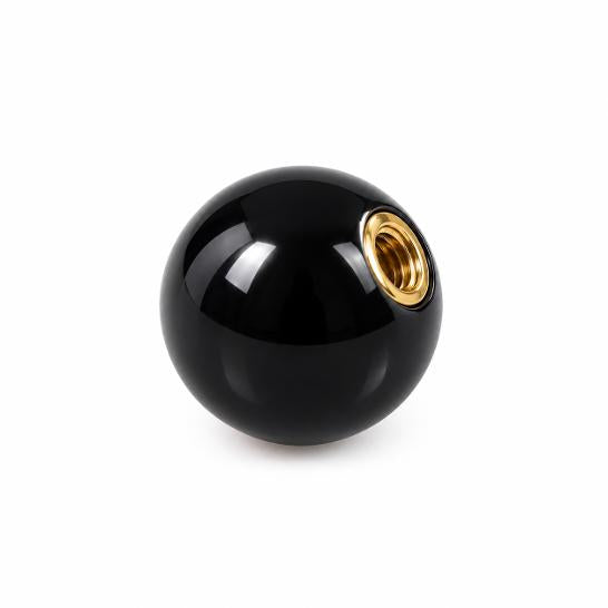 Bola Mediana Negra para Collar de Bolas Intercambiable