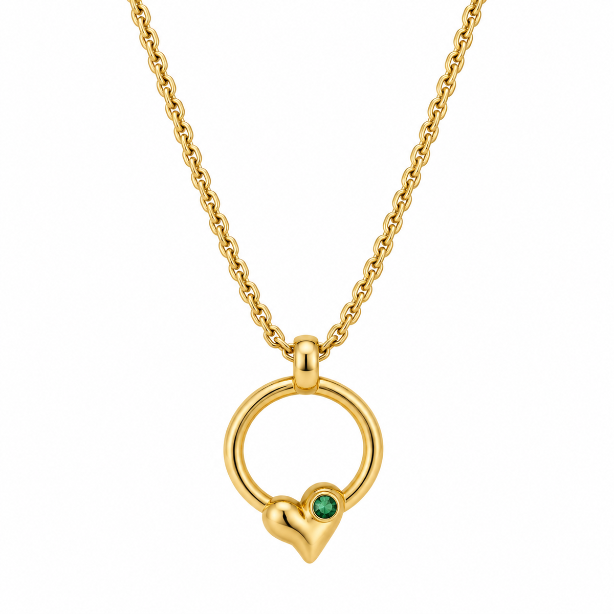 Charm Corazón con Swarovski para Collar / Anillo Intercambiable