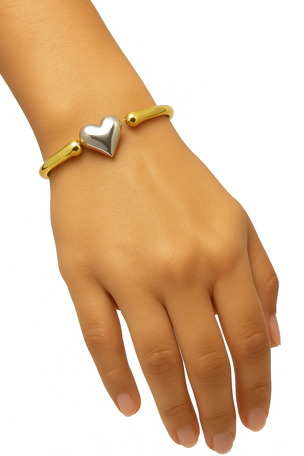 Pulsera Intercambiable: Estrella/Corazón