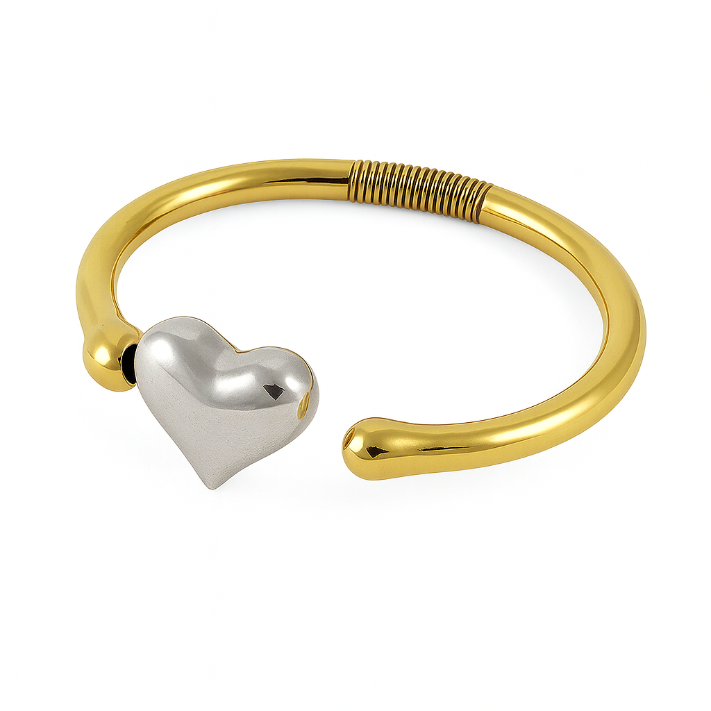 Pulsera Intercambiable: Estrella/Corazón